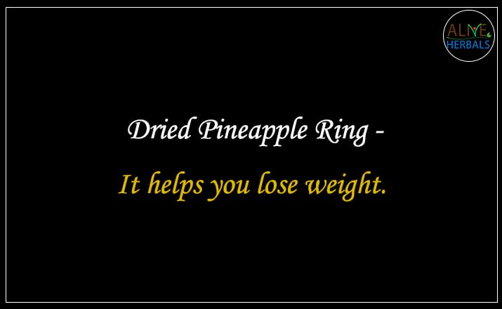 Dried Pineapple Ring - Buy from dried fruits online store
