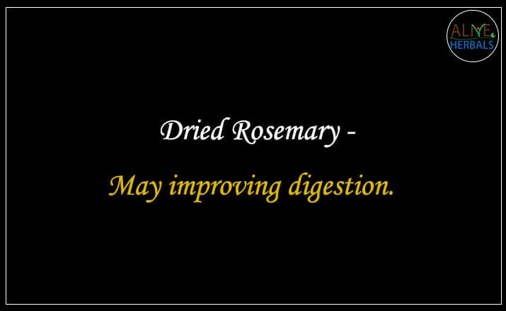 Dried Rosemary - Buy from the online herbal store