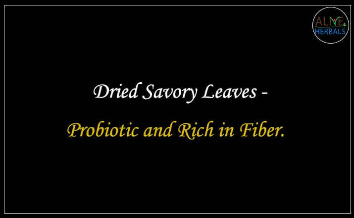 Dried Savory Leaves - Buy from the online herbal store