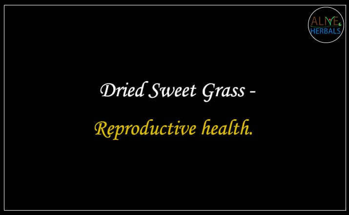 Dried Sweet Grass - Buy from the online herbal store