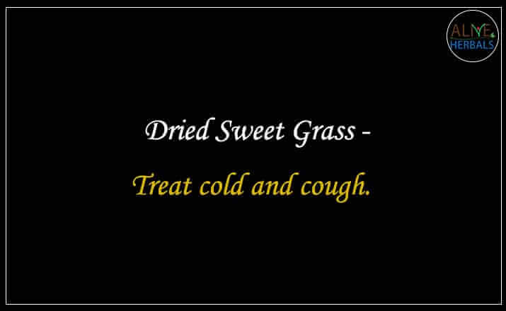 Dried Sweet Grass - Buy from the natural herb store