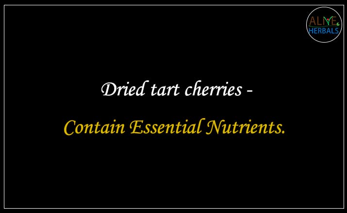 Dried tart cherries - Buy from dried fruits online store