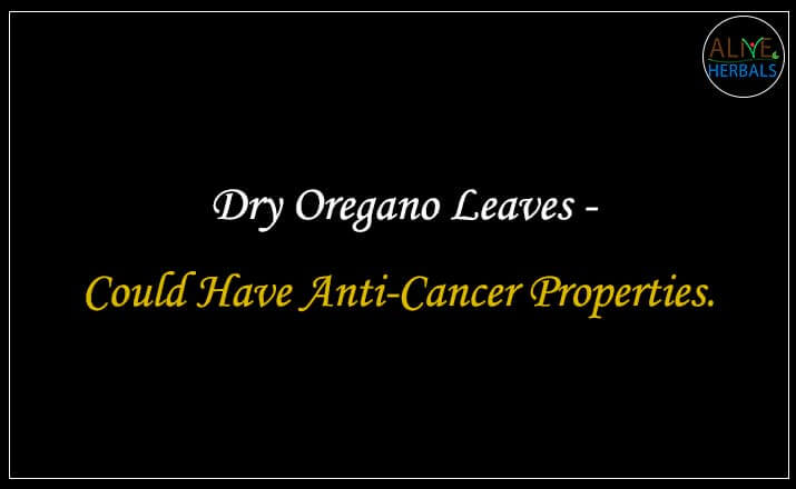 Dry Oregano Leaves - Buy from the natural health food store