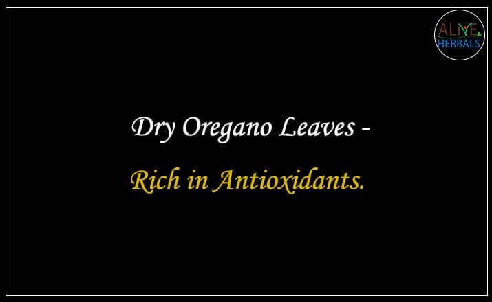 Dry Oregano Leaves  - Buy from the natural herb store