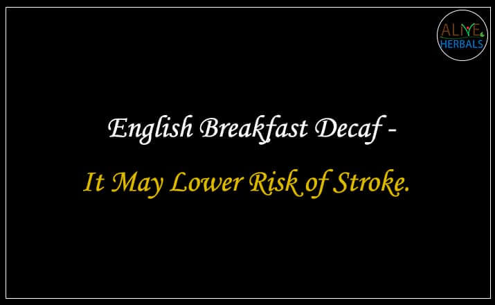 English Breakfast Decaf - Buy from the Health Food Store