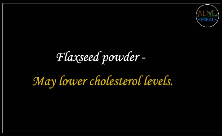 Flaxseed powder - Buy From the grains store