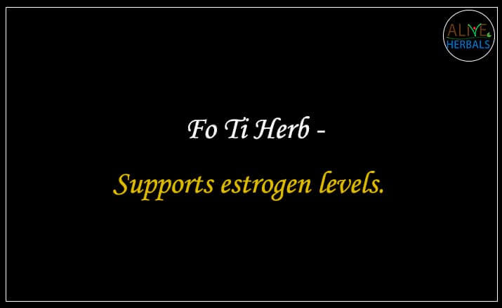 Fo Ti Herb - Buy from the online herbal store