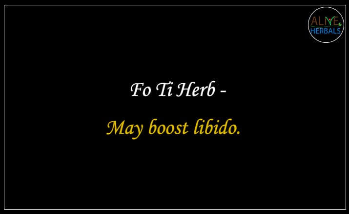 Fo Ti Herb - Buy from the natural herb store