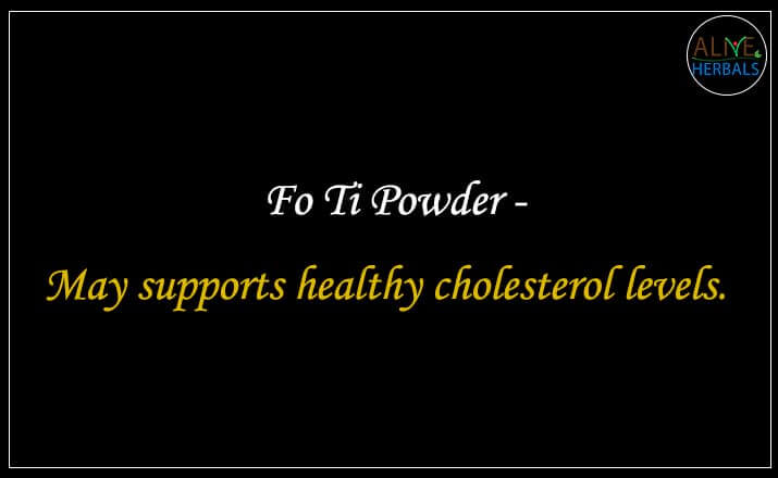 Fo Ti Powder - Buy from the online herbal store