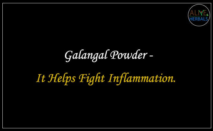 Galangal Powder - Buy from the natural herb store