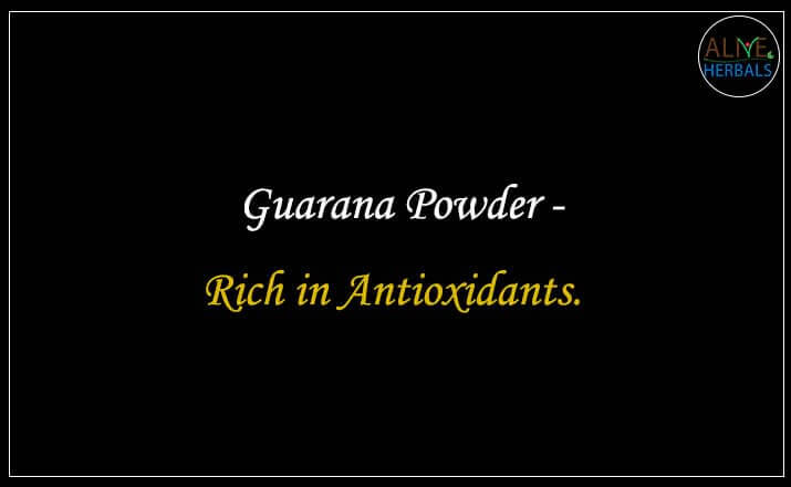 Guarana Powder - Buy from the natural herb store