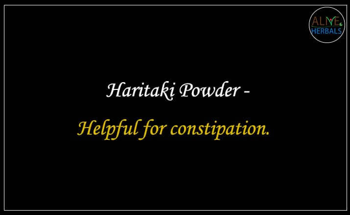 Haritaki Powder - Buy from the online herbal store