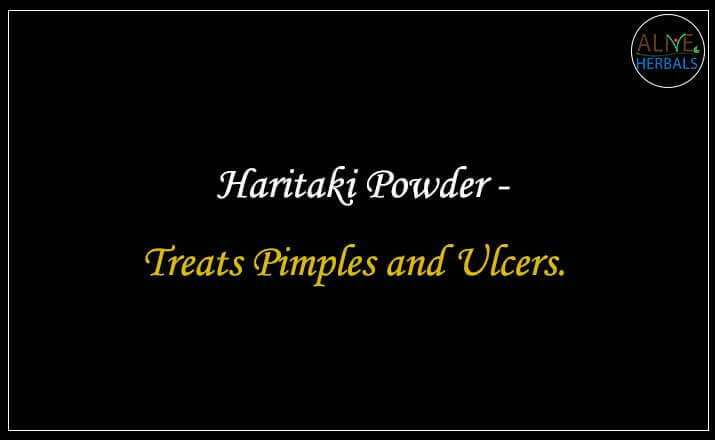 Haritaki Powder - Buy from the natural herb store