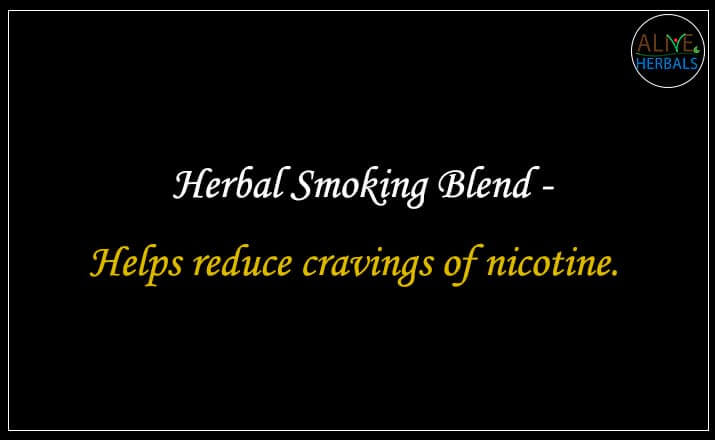 Herbal Smoking Blend - Buy from Health Food Market - Alive Herbals