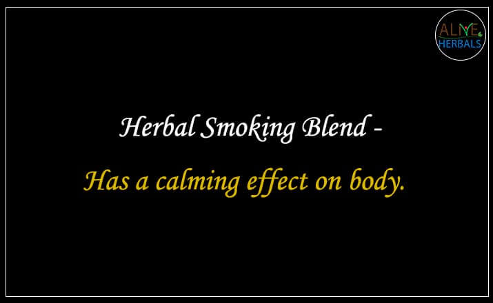 Herbal Smoking Blend - Buy from Health Food Store - Alive Herbals