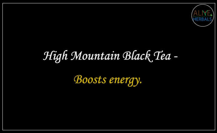 High Mountain Black Tea - Buy from the Tea Store Near Me 