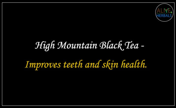 High Mountain Black Tea - Buy from the Health Food Store