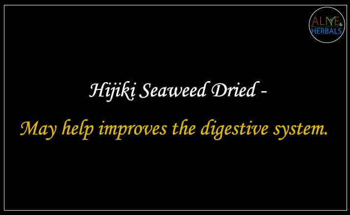 Dried Hijiki Seaweed - Buy from the health food store