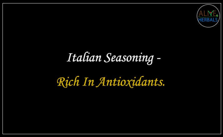 Italian Seasoning - Buy from the natural herb store