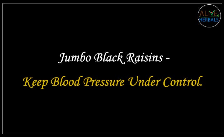 Jumbo Black Raisins - Buy from the best dried fruits store