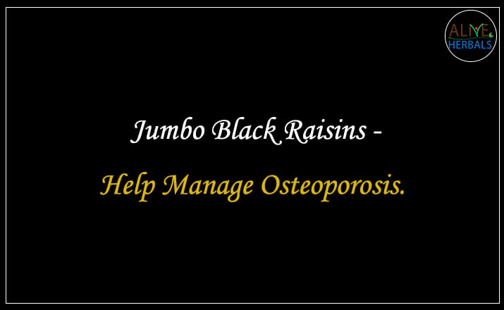 Jumbo Black Raisins - Buy from dried fruits online store