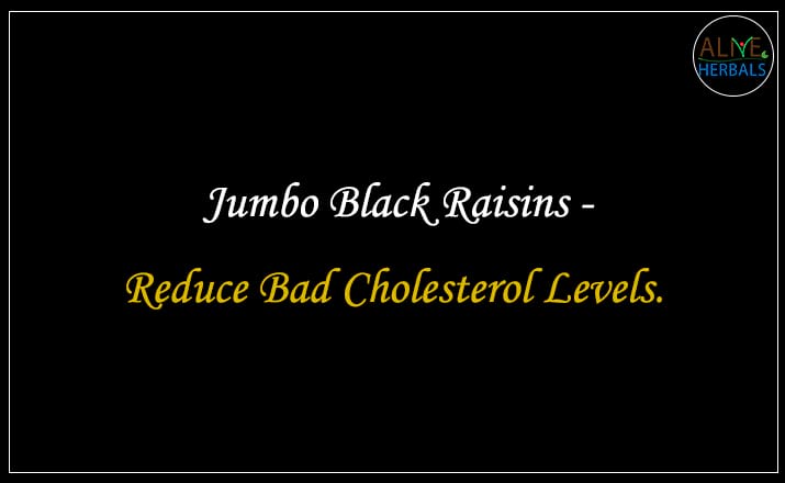Jumbo Black Raisins - Buy from the dried fruit shop