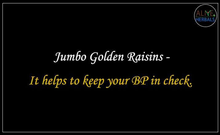 Jumbo Golden Raisins - Buy from the best dried fruits store