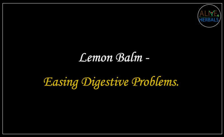 Lemon Balm - Buy from the natural health food store