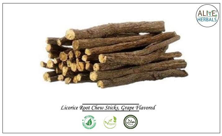 Licorice Root Chew Sticks, Grape Flavored - Buy from the health food store