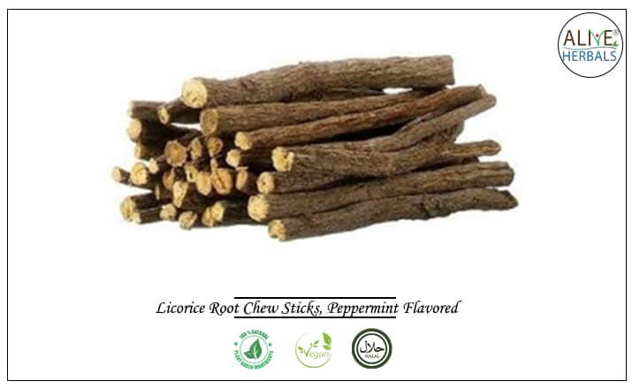 Licorice Root Chew Sticks, Peppermint Flavored - Buy from the health food store