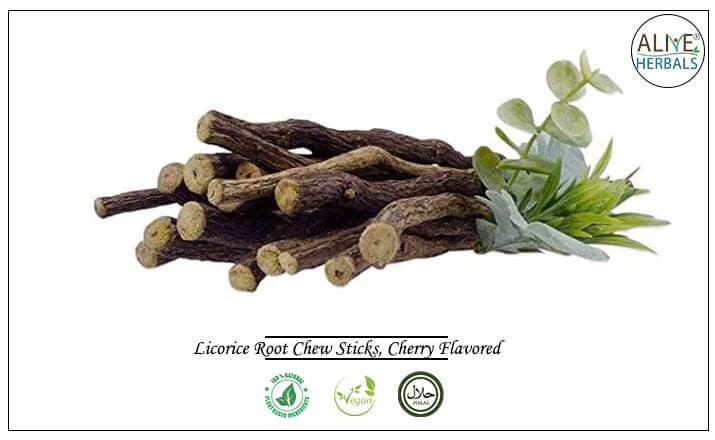 Licorice Root Chew Sticks, Cherry Flavored - Buy from the natural herb store