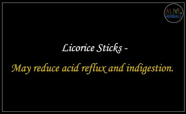 Licorice Sticks - Buy from the natural herb store