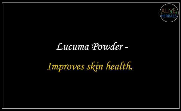 Lucuma Powder - Buy from the natural health food store
