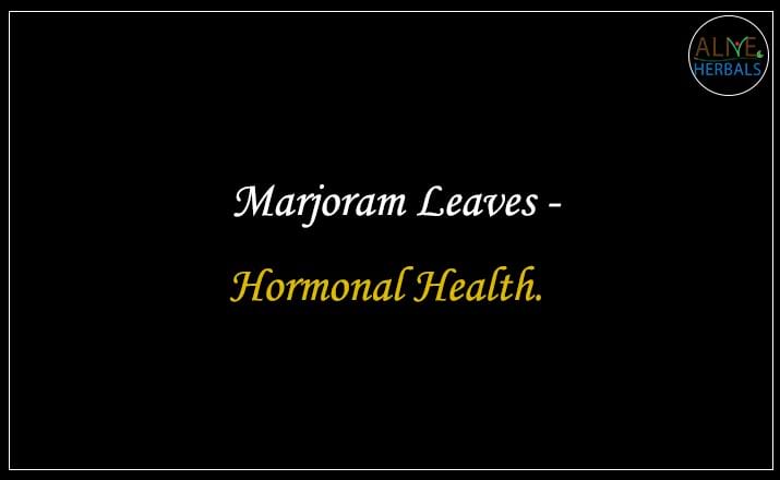 Marjoram Leaves - Buy from the natural herb store