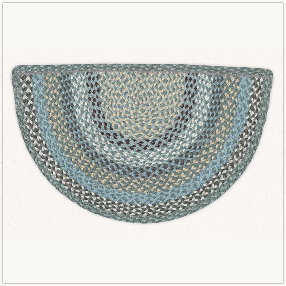 Minty Blue - Jute Doormat