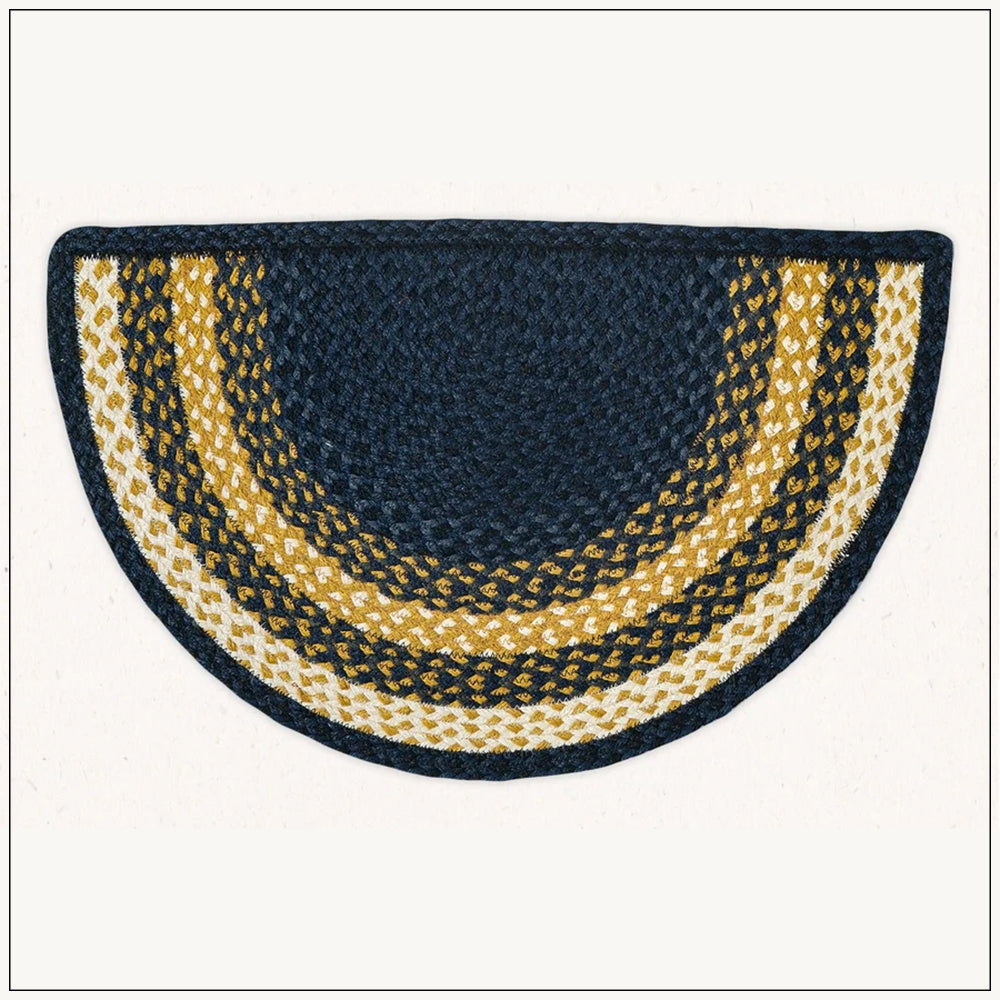 Mustard Blue - Jute Doormat