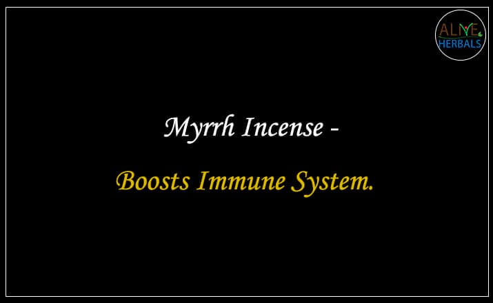 Myrrh Incense - Buy from the online herbal store