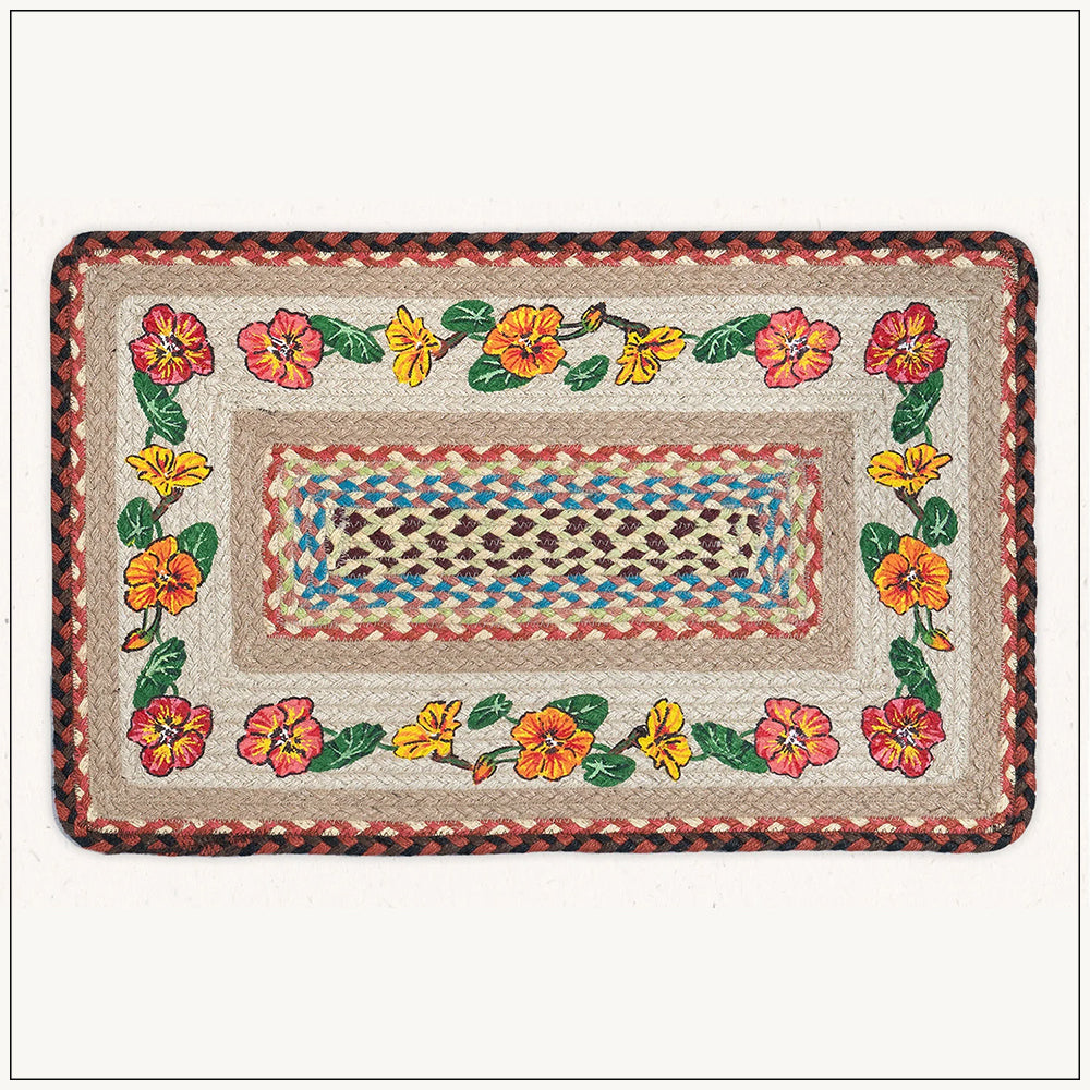 Nasturtium - Jute Doormat