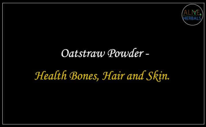 Oatstraw Powder - Buy from the online herbal store
