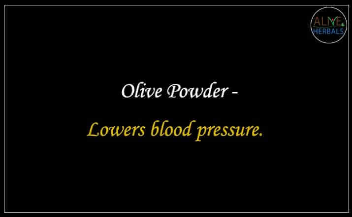 Olive Powder - Buy from the natural herb store