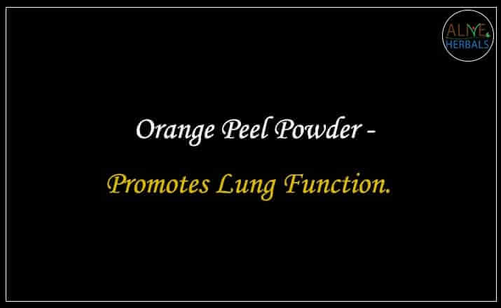 Orange Peel Powder - Buy from the online herbal store
