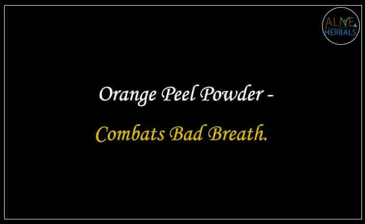 Orange Peel Powder - Buy from the natural health food store