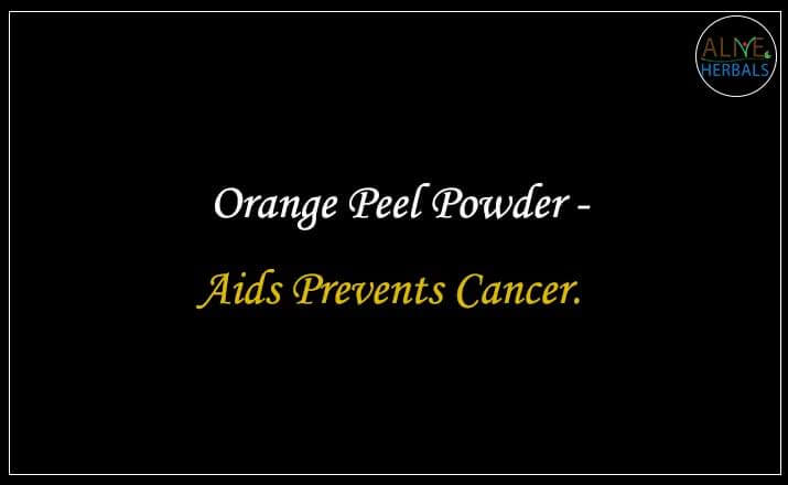 Orange Peel Powder - Buy from the natural herb store