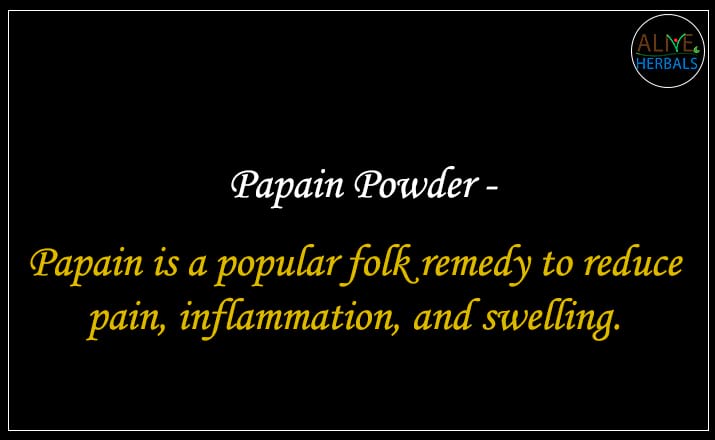 Papain Powder - Buy from the natural herb store