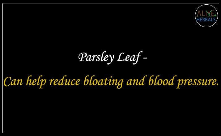Parsley Leaf - Buy from the online herbal store