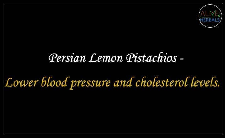 Persian Lemon Pistachios - Buy from the nuts shop online 