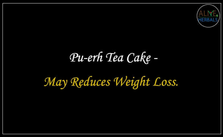 Pu-erh Tea Cake - Buy from the Health Food Store