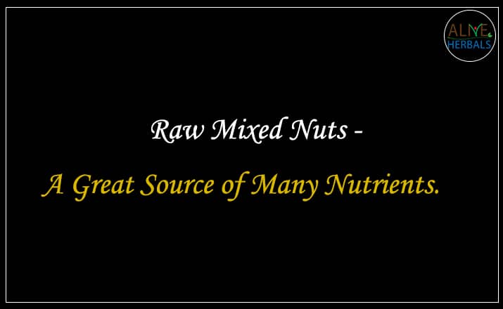 Raw Mixed Nuts - Buy from nuts shop near me