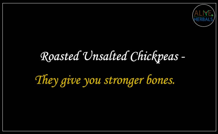 Roasted Unsalted Chickpeas - Buy from the Nuts shop 