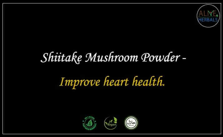 Shiitake Mushroom Powder - Buy from the natural herb store